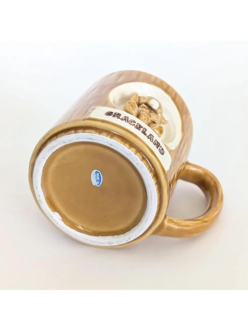 Vintage Graceland Souvenir Coffee Mug with Teddy Bear